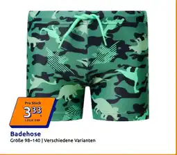 Action Badehose Angebot
