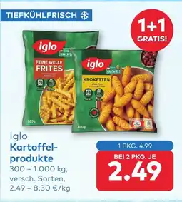 T&G Iglo kartoffel- produkte Angebot
