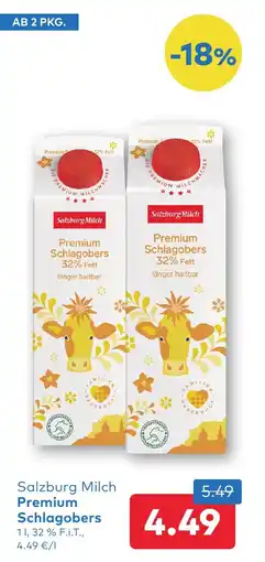 T&G Salzburg milch premium schlagobers Angebot