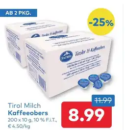 T&G Tirol milch tiroler h-kaffeeober Angebot