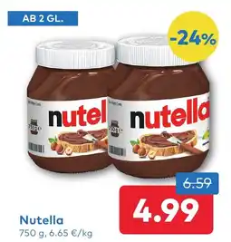 T&G Nutella Angebot