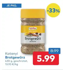 T&G Kotanyi brotgewürz Angebot