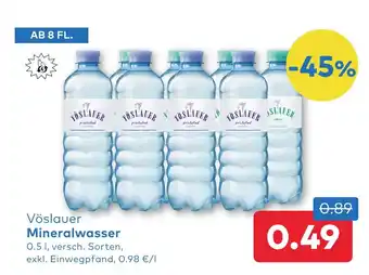 T&G Vöslauer mineralwasser Angebot