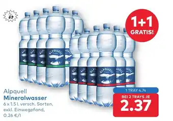 T&G Alpquell mineralwasser Angebot