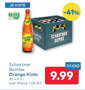 T&G Schartner bombe orange kiste Angebot