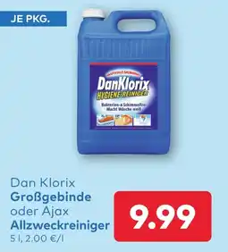 T&G Dan klorix großgebinde oder ajax allzweckreiniger Angebot