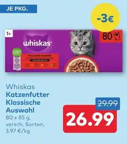 T&G Whiskas katzenfutter klassische auswahl Angebot