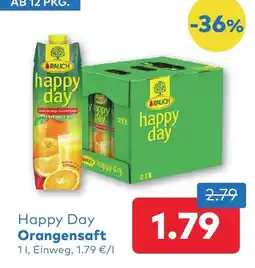 T&G Happy day orangesaft Angebot