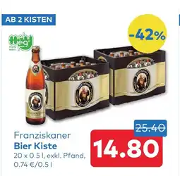T&G Franziskaner Bier Kiste Angebot