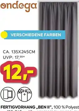 Möbelix Fertigvorhang ben ii Angebot
