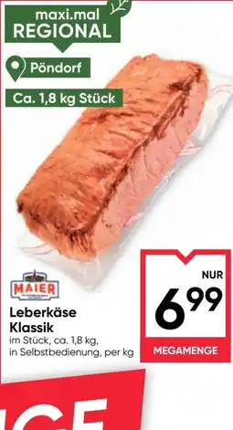 Maximarkt Leberkäse klassik Angebot