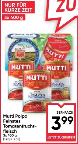 Maximarkt Mutti polpa feinstes tomatenfrucht fleisch Angebot