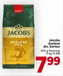 Billa Jacobs Auslese Angebot