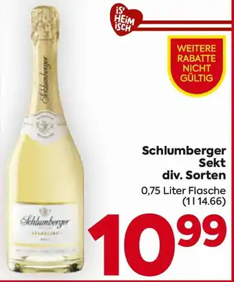 Billa Schlumberger Sekt Angebot