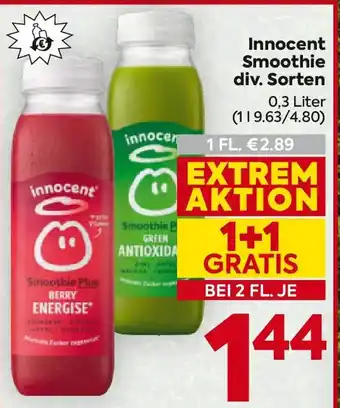 Billa Innocent Smoothie Angebot