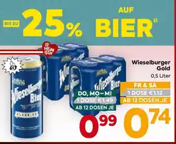 Billa Wieselburger Gold Angebot