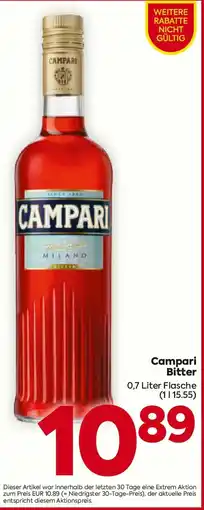 Billa Campari bitter Angebot