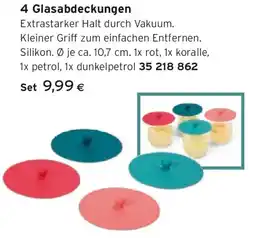 Tchibo Eduscho 4 glasabdeckungen Angebot