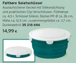 Tchibo Eduscho Faltbare salatschüssel Angebot