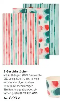 Tchibo Eduscho 3 geschirrtücher Angebot