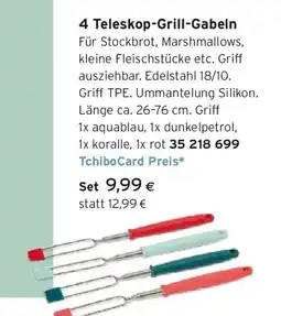 Tchibo Eduscho 4 teleskop grill gabeln Angebot
