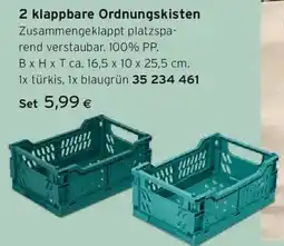 Tchibo Eduscho 2 klappbare ordnungskisten Angebot