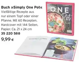 Tchibo Eduscho Buch simply one pot vielfältige rezepte aus Angebot