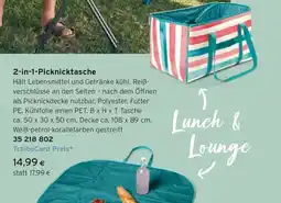 Tchibo Eduscho 2 in 1 Picknicktasche Angebot