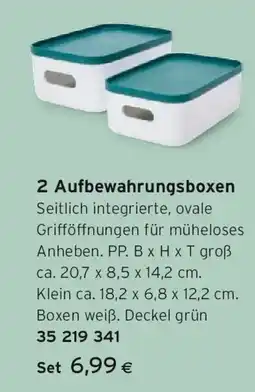 Tchibo Eduscho 2 aufbewahrungsboxen Angebot