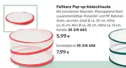 Tchibo Eduscho Faltbare Pop up Abdeckhaube Angebot