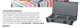 Tchibo Eduscho 2 flammiger Gaskocher Angebot