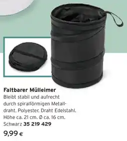 Tchibo Eduscho Faltbarer Mülleimer Angebot