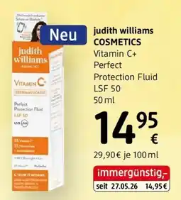 dm Judith williams cosmetics vitamin c+ Angebot