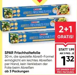 Maximarkt Spar frischhaltefolie Angebot