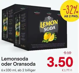 MPreis Lemonsoda Oder Oransoda Angebot