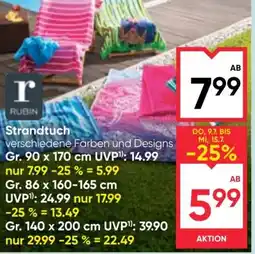 Maximarkt Strandtuch Angebot