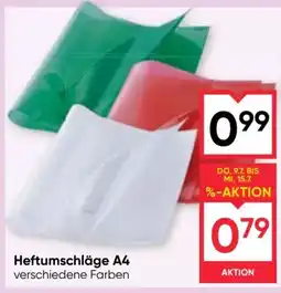 Maximarkt Heftumschläge A4 Angebot