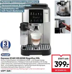 Maximarkt Espresso ecam 220.80sb magnifica milk Angebot