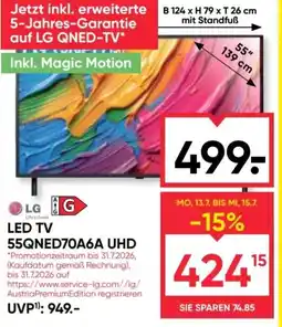 Maximarkt Led tv 55qned70a6a Angebot