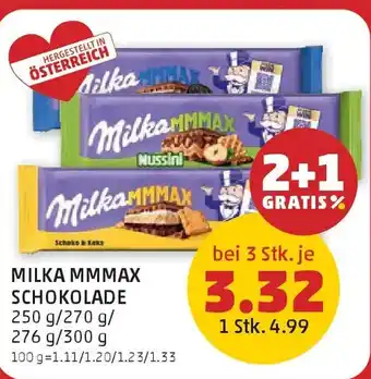 PENNY Milka mmmax schokolade Angebot