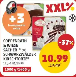 PENNY Coppenrath & wiese sacher od. schwarzwälder kirschtorte Angebot