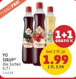 PENNY Yo sirup Angebot