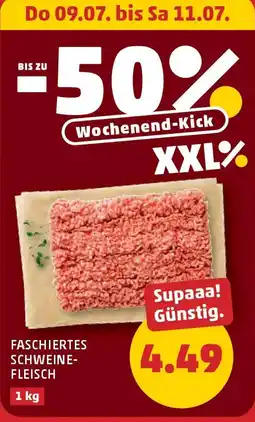 PENNY Faschiertes schweine- fleisch Angebot