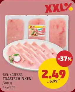 PENNY Delikatessa toastschinken Angebot