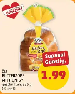 PENNY Ölz butterzopf mit honig Angebot