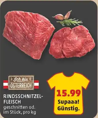 PENNY Rindsschnitzel fleisch Angebot
