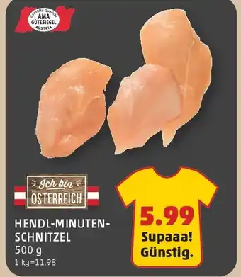 PENNY Hendl minuten schnitzel Angebot