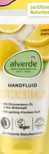 dm Alverde Handfluid Zitronentraum Angebot