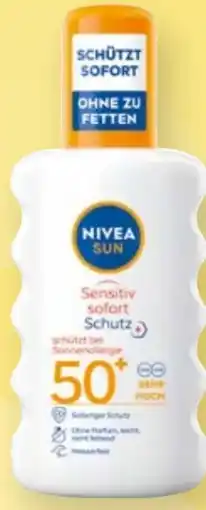 dm Nivea Sun Sonnenspray Sensitiv sofort LSF50+ Angebot