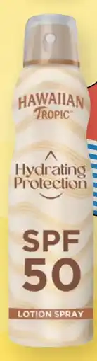 dm Hawaiian Tropic Hydrating Protection Lotion Spray LSF50 Angebot